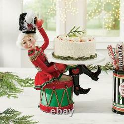 Katherine's Collection ChristmasToy Land Nutcracker withServing Tray NEW Beautiful