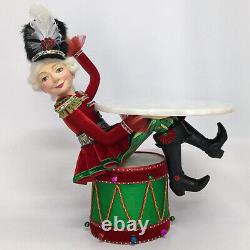 Katherine's Collection ChristmasToy Land Nutcracker withServing Tray NEW Beautiful