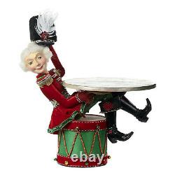 Katherine's Collection ChristmasToy Land Nutcracker withServing Tray NEW Beautiful