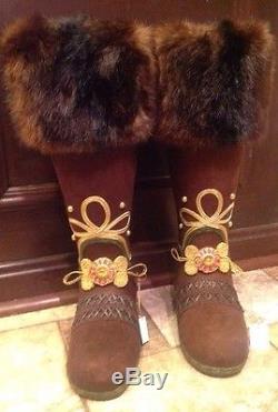 Katherine's Collection Decorative Pair Of 18 Boots Display Christmas Decor NWT
