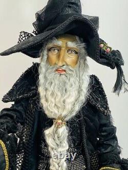 Katherine's Collection Halloween Krooked Kingdom Wizard Doll 30