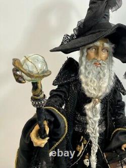 Katherine's Collection Halloween Krooked Kingdom Wizard Doll 30