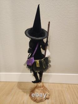 Katherine's Collection Halloween Witch 30 Doll Retired Spell Book Broom