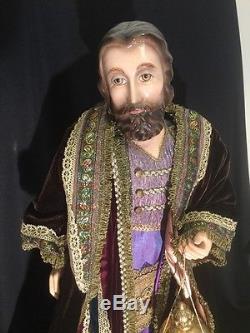 Katherine's Collection Kleski Retired 35 1 Of 3 Wise Men Christmas Doll Display