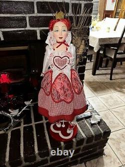 Katherine's Collection NEW Exclusive Valentine's Day Queen of Hearts Doll 32 in