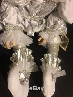 Katherine's Collection Retired 30 Carnaval Silver Christmas Elf Doll New