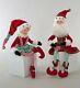 Katherine's Collection Santa & Elf Lanky Leg Dolls Set Of 2 New 18-844755