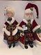 Katherine's Collection Tartan Traditions Mr. & Mrs. Claus Santa 19 New