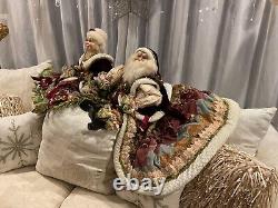 Katherine's Collection/Wayne Kleski Large Mr & Mrs Claus 35 T 44 Wide With Cape