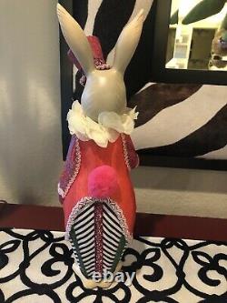 Katherines Collection Easter colorful Rabbit NWT