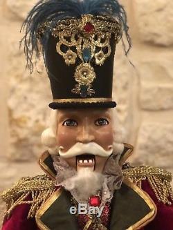 Katherines Collection Nutcracker Doll- Retired, New In original Box 36 Tall