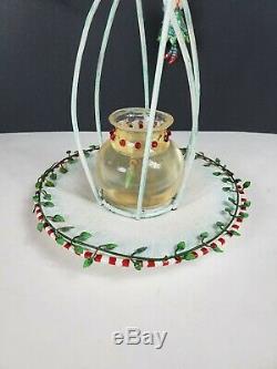 Krinkles CAT DISPLAY TREE + 5 ORNAMENTS Patience Brewster Dept 56 Fish bowl