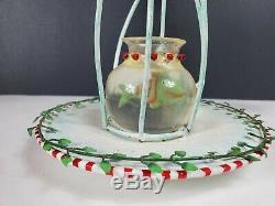 Krinkles CAT DISPLAY TREE + 5 ORNAMENTS Patience Brewster Dept 56 Fish bowl