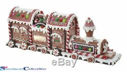 Kurt Adler Gingerbread LED Train Battery Operated 19.5L