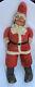 Large 26 Antique Vintage 1920's Santa Claus Doll Mask Faced Red Flannel Suit