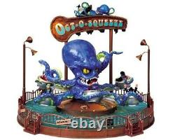 LEMAX SPOOKY TOWN VERY RARE OCTO SQUEEZE HALLOWEEN CARNIVAL RIDE 84800 W Box