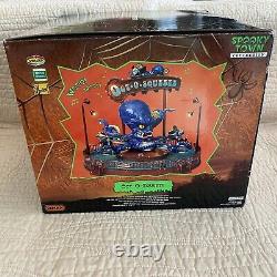 LEMAX SPOOKY TOWN VERY RARE OCTO SQUEEZE HALLOWEEN CARNIVAL RIDE 84800 W Box