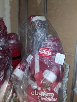 LIFE SIZE 6' Black Santa Antimated