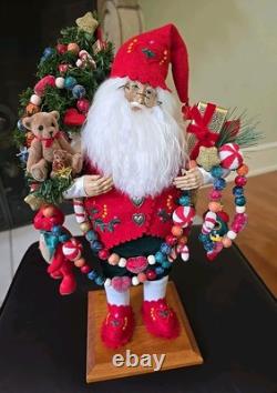 LYNN HANEY Santa Gumdrop Santa 1996 Signed, Style #6102 Restored