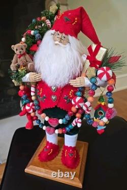 LYNN HANEY Santa Gumdrop Santa 1996 Signed, Style #6102 Restored