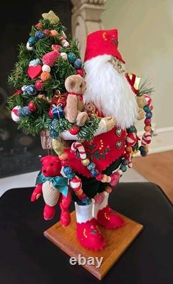 LYNN HANEY Santa Gumdrop Santa 1996 Signed, Style #6102 Restored