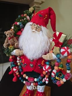 LYNN HANEY Santa Gumdrop Santa 1996 Signed, Style #6102 Restored