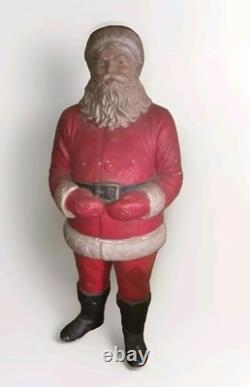 Large 1950's Macy's Foam Santa Claus Display 59 Tall Super Rare