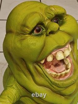 Large Deluxe Ghostbusters Slimer Ghost Figure Statue Display Prop Collectible