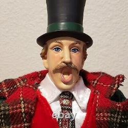 Large Victorian Style Christmas Carolers Figurines set Of 4