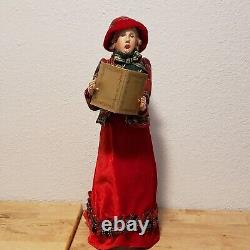 Large Victorian Style Christmas Carolers Figurines set Of 4