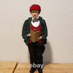 Large Victorian Style Christmas Carolers Figurines set Of 4