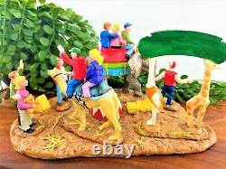 Lemax Christmas Carnival Village Safari Rides Elephant Camel Figurine SUPER RARE