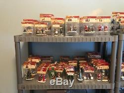 Lemax Lot Of 175 Figurines Plus 9 Tabletop Pieces New In Unopened Package