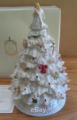 Lenox A Bright & Merry Christmas Tree Lighted NIB Retired