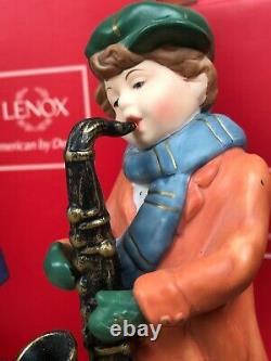 Lenox Christmas Carolers Porcelain Large Figurines Complete 7-Piece Set withboxes