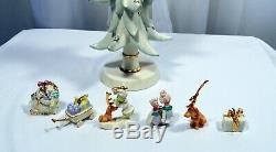 Lenox How the Grinch Stole Christmas! Tree with 12 ornaments 2000 13.5 tall