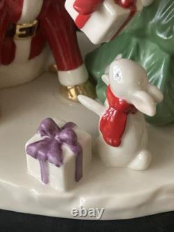 Lenox Marcel Moose Christmas Party Bear Rabbit Owl Tree Figurine Limited Edition