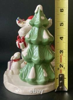 Lenox Marcel Moose Christmas Party Bear Rabbit Owl Tree Figurine Limited Edition
