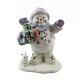 Lenox Platinum Classics Winter's Welcome Snowman Figurine Original Box Coa