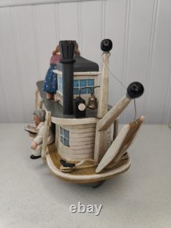 Leo Smith Folk Art Mark Twain Figurine Delta Queen Steamboatin Steamboat 128/500