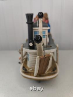 Leo Smith Folk Art Mark Twain Figurine Delta Queen Steamboatin Steamboat 128/500