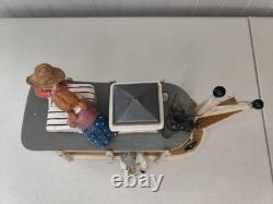 Leo Smith Folk Art Mark Twain Figurine Delta Queen Steamboatin Steamboat 128/500