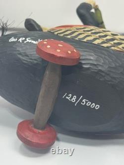 Leo Smith Folk Art Thanksgiving Pilgrim Riding Turkey Figurine