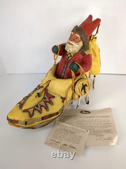 Leo Smith III RARE Great Plains Santa Original Folk Art #1022/5000 READ