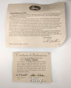 Leo Smith III RARE Great Plains Santa Original Folk Art #1022/5000 READ