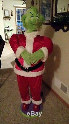 Life Size 5 Foot 2 Grinch That Stole Christmas Holiday Prop Animated