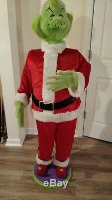 Life Size 5 Foot 2 Grinch That Stole Christmas Holiday Prop Animated