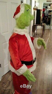 Life Size 5 Foot 2 Grinch That Stole Christmas Holiday Prop Animated