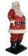 Life-size 50in Tall Realistic St Nick Santa Claus Statue Christmas Decorations