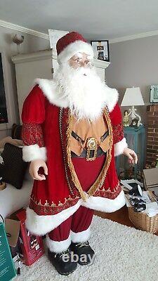 Life Size Deluxe Members Mark Santa Claus Tall Over 6